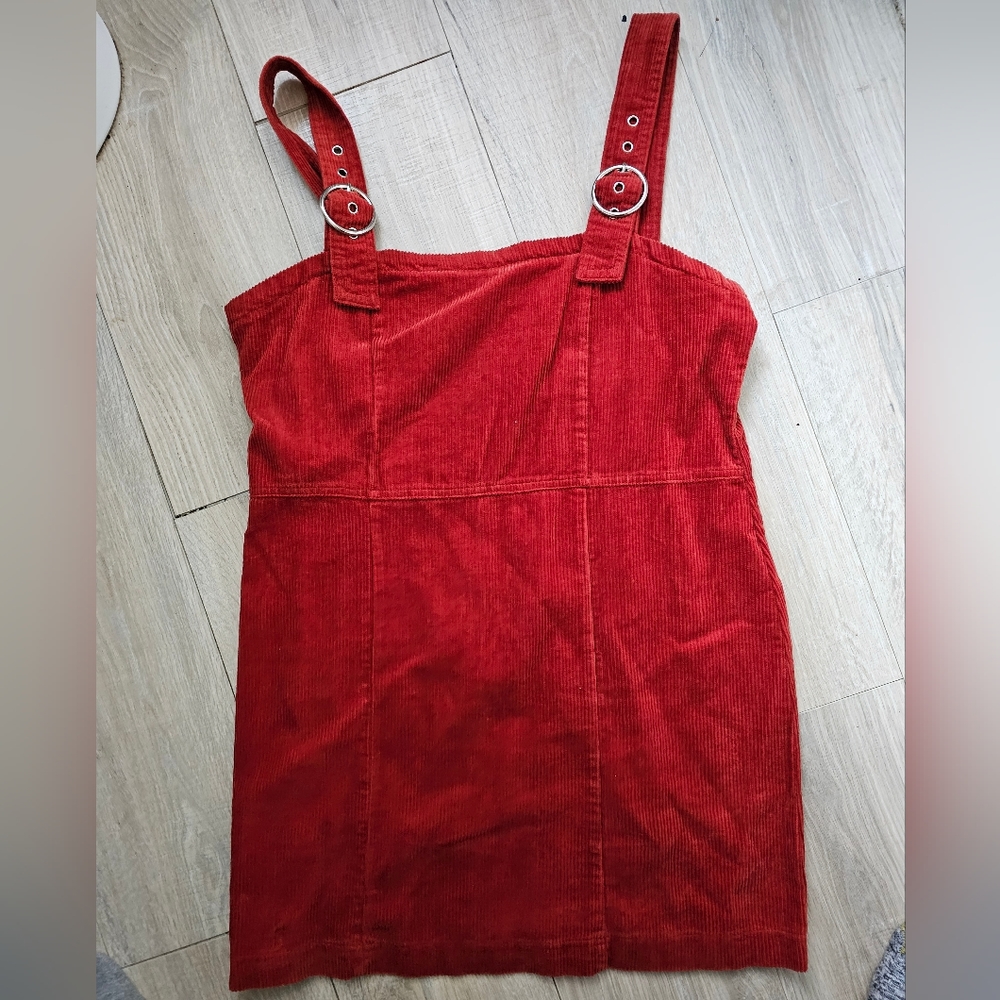 Large fall overall dress